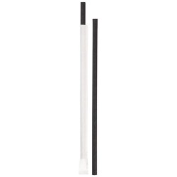 Siyah Frozen Kağıt Pipet Kağıt Sargılı 8mm x 23 cm - KullanatPazarı
