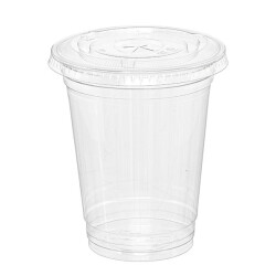 Pet Bardak Artı Delikli Düz Kapak - 2