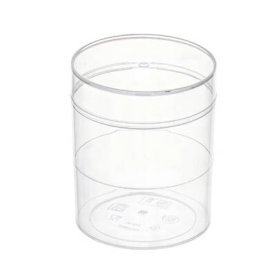 Yeni Kapaklı Plastik Tatlı Kabı 270cc - 1